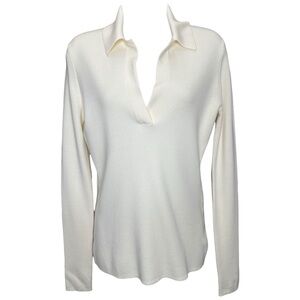 Gabriela Hearst Polo Sweater in Ivory